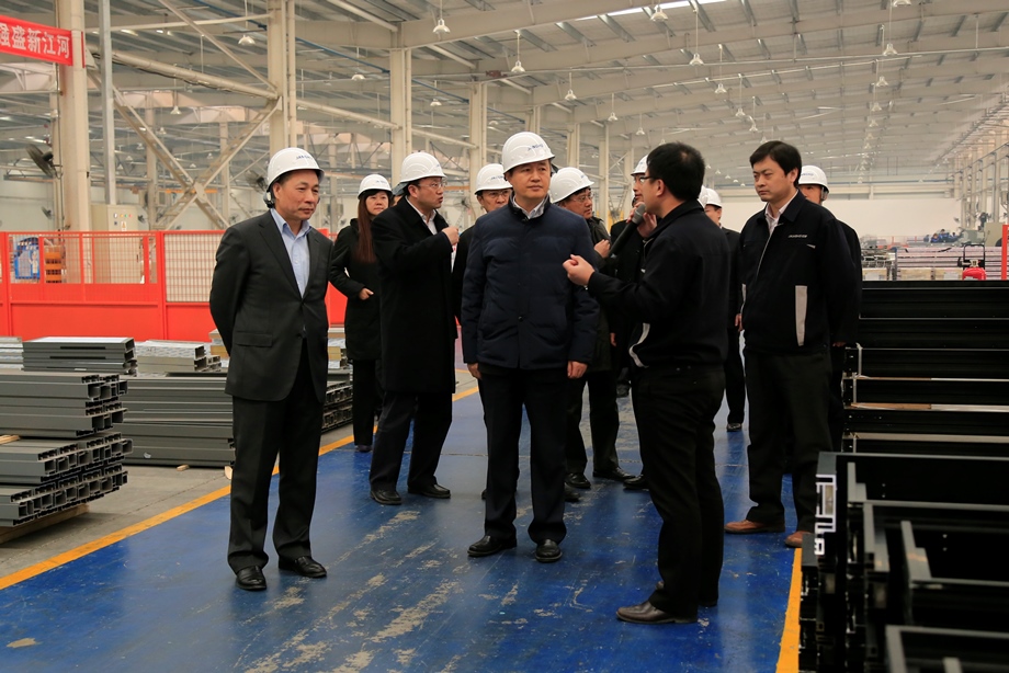 北京市委常委、宣傳部長李偉一行蒞臨江河創建專題調研